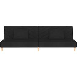 vidaXL 375889 Black Sofa 200cm Zweisitzer