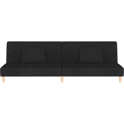 vidaXL 375889 Black Soffa 200cm 2-sits