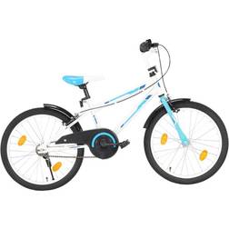 vidaXL Childrens Bicycle 20 Inches Blue/White Barncykel