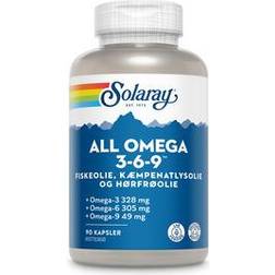 Solaray All Omega 3-6-9 90 stk