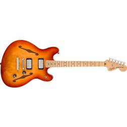 Fender Squier Affinity Series Starcaster Deluxe Maple Fingerboard Electric Guitar Sienna Sunburst