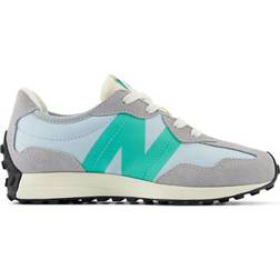 New Balance Junior 327 - Aluminum Grey/Cyber ​​Jade