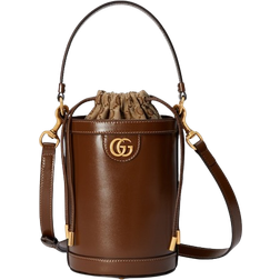 Gucci Ophidia Mini Bucket Bag - Brown