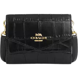 Coach Mini Envelope Wallet With Strap - Gold/Black