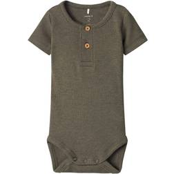 Name It Kab SS Body - Dusty Olive/Melange (13218874)