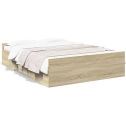 vidaXL Plywood Slats Small Double Sengeramme 120 x 190cm