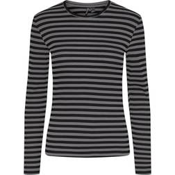 Pieces dame top PCRUKA December Sky BLACK