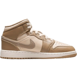 Nike Air Jordan 1 Mid GS - Legend Light Brown/Phantom/Legend Pink/Khaki