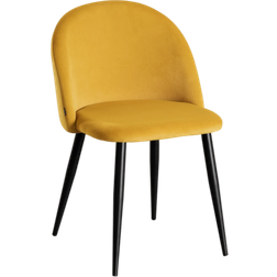 Sklum Kana Mustard/Black Kitchen Chair 78cm