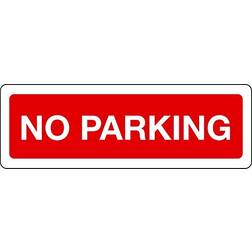Loops No Parking Health & Safety Sign 300x100mm 10pcs