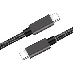 Nordic USBC-N1082 60W 3A 5Gbps 3.2 Gen1 USB C - USB C M-M 1m