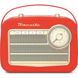 TechniSat Bordsradio Transita 130 Rot DAB+ FM Röd