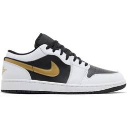 Nike Air Jordan 1 Low M - White/Black/Metallic Gold