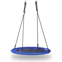 Relaxdays Round Nest Swing 145x100cm