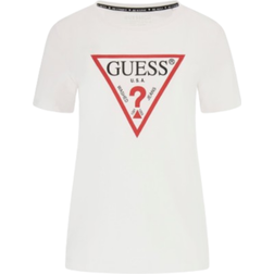 Guess Triangle Logo T-Shirt - White