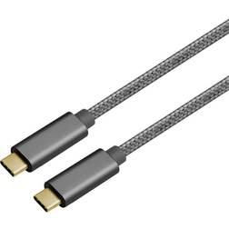 Nordic USBC-N1029 3A 60W 5Gbps 3.2 Gen1 USB C - USB C M-M 2m