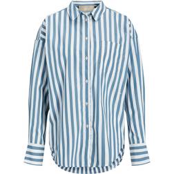 JJXX Poplin Shirt - Blue Stripe/Multi