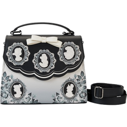 Loungefly Disney Princess Cameo Porcelain Portraits Crossbody Bag - Black