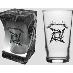 Metallica Ninja Star Beer Glass 56.8cl 2pcs