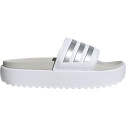 adidas Adilette Platform - Cloud White/Zero Metalic/Grey One