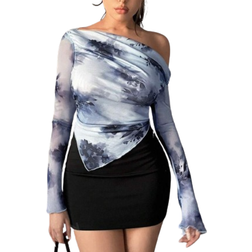Shein Privé Women's Irregular Hem T-shirt