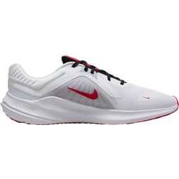 Nike Quest 5 M - White/Light Smoke Grey/Black/Fire Red
