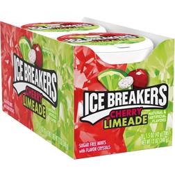 Ice Breakers Cherry Limeade Sugar Free Mints Tin 1.5oz 8