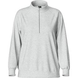 Pieces Pcchilli LS Half Zip Sweatshirt - Grå