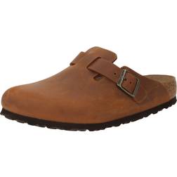 Birkenstock Boston Oiled Leather Regular Fit Brown