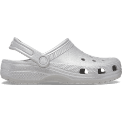 Crocs Classic Glitter Clog - Silver