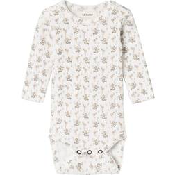 Lil'Atelier Gago Printed Romper - Coconut Milk (13221387)