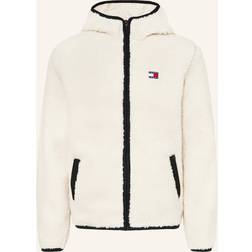 Tommy Jeans Fleecejacke beige schwarz