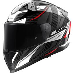LS2 FF811 Vectror II Carbon Savage Helm, weiss-carbon, Größe Erwachsene, Herren