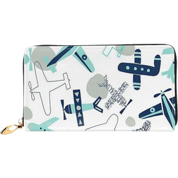 LAMAME Spring Park Printed Wallet - Aircraft