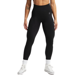 Gymshark Lift Contour Seamless Leggings - Black/Black Marl