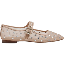 Sam Edelman Michaela Shine Mary Jane Flat - Vintage Pink Mesh