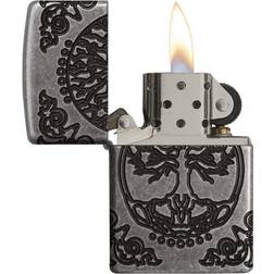 Zippo Armor Tree of Life Design Windproof Pocket Lighter