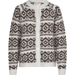 Lollys Laundry Forudbestilling Novall Cardigan Ls Choco