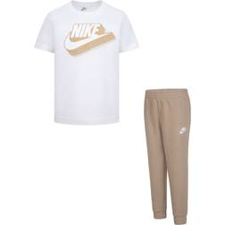 Nike Kids' Gradient Futura Pants Set in Hemp