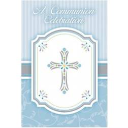 Cards & Invitations Baptism Elegance Blue 20-pack
