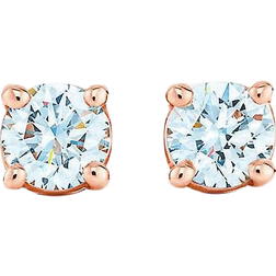 Tiffany & Co. Solitaire Stud Earrings - Rose Gold/Diamonds