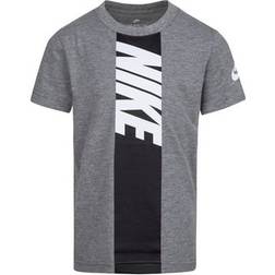 Nike Kid's Vertical Logo T-shirt - Gray