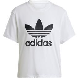 Adidas Adicolor Trefoil Boxy Tee - White