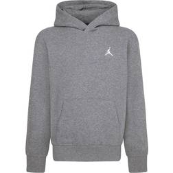 Nike Big Kid's Jordan MJ Brooklyn Fleece Pullover Hoodie - Carbon Heather (95D232-GEH)