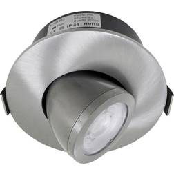 Nordtronic Low Profile Flexible G2 Brushed Aluminum Spotlight