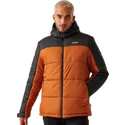 Regatta Men's Water-repellent Nevado Vii Insulated Padded Jacket Burnt Copper Ash Orange
