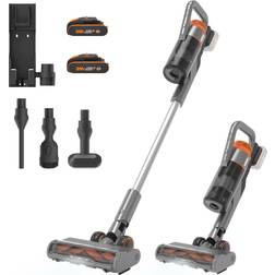 Worx WX038 20V Støvsuger 2x2Ah