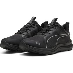 Puma Reflect Lite Trail PTX Road Löparsko - Black/Silver Cool Mörkgrå