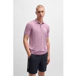 BOSS X Matteo Berrettini Waffle-fabric Polo Shirt