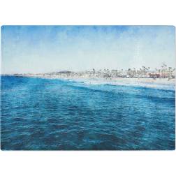 East Urban Home Newport Beach in California Painting Chopping Board 39cm